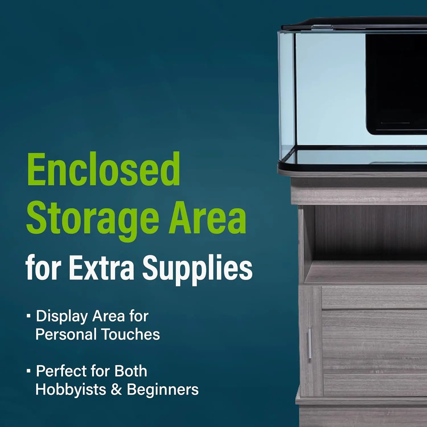 20-Gallon Aquarium Stand with Storage