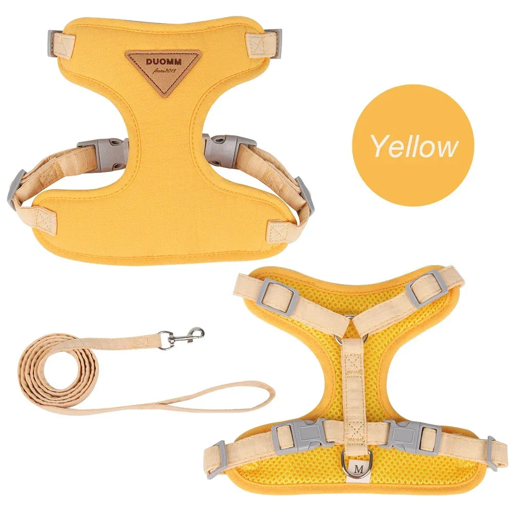 Cat Puppy Outdoor Walking Pet Harness and Leash Set