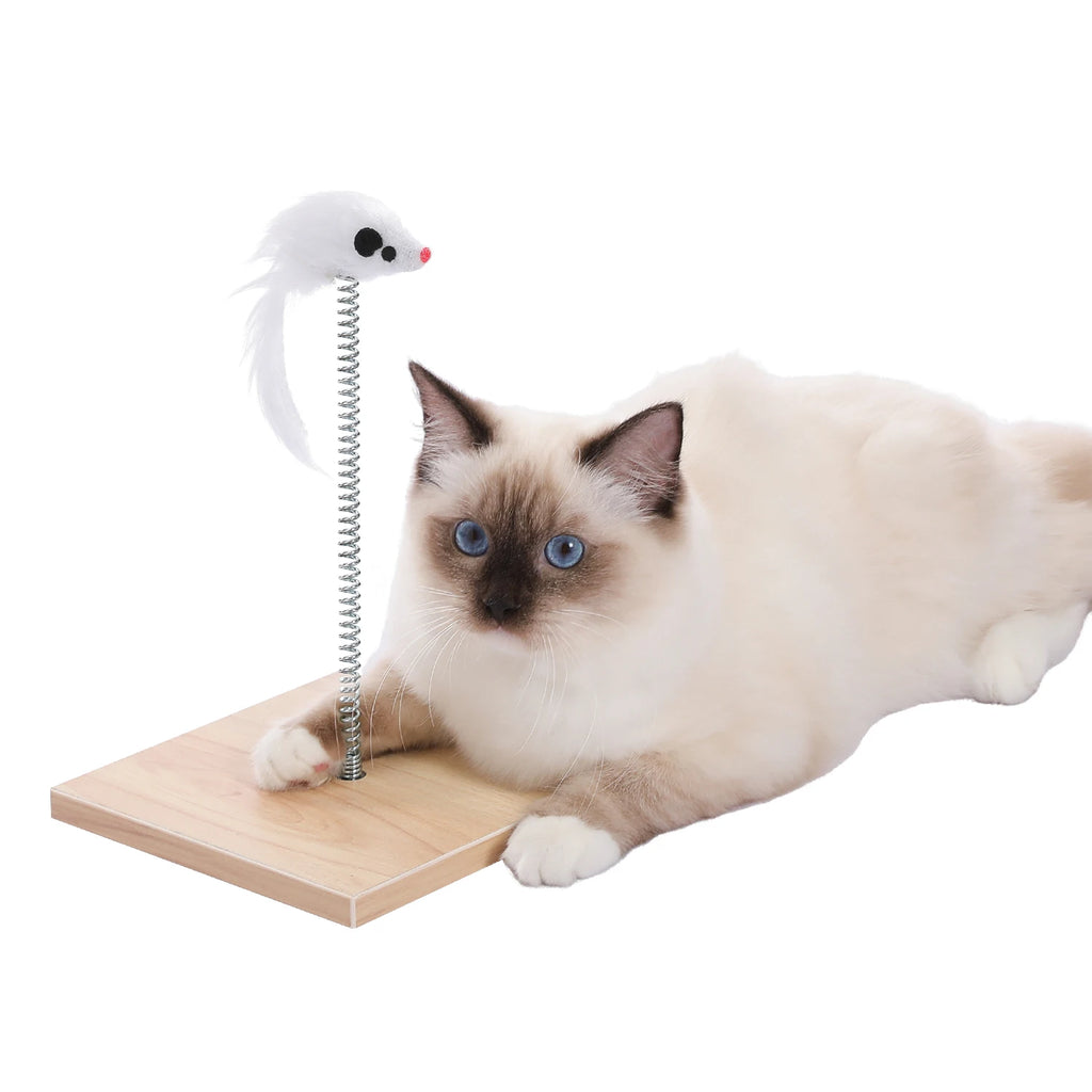 Modern Wood Cat Condo House Bed