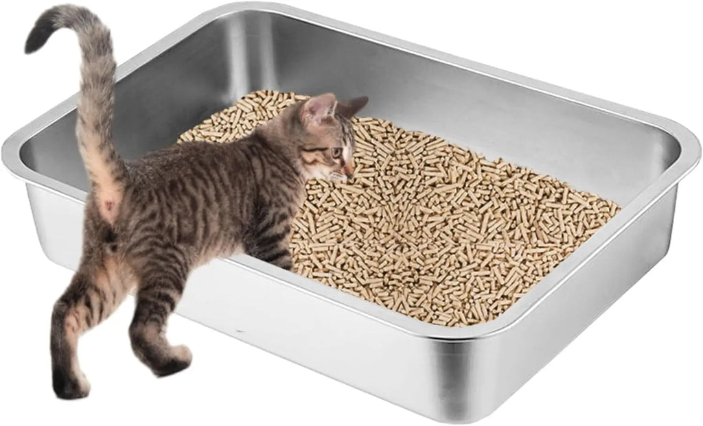 Stainless Steel Litter Box for Small Animals