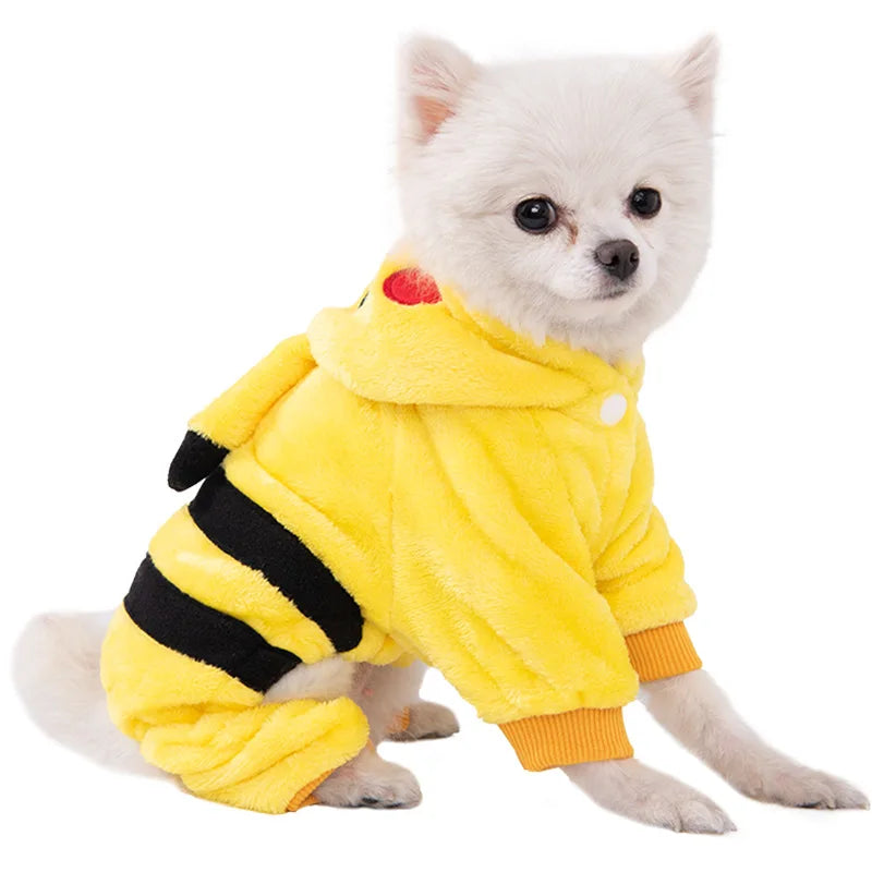 Pet Dog Cat Fleece Clothing Multiple Styles