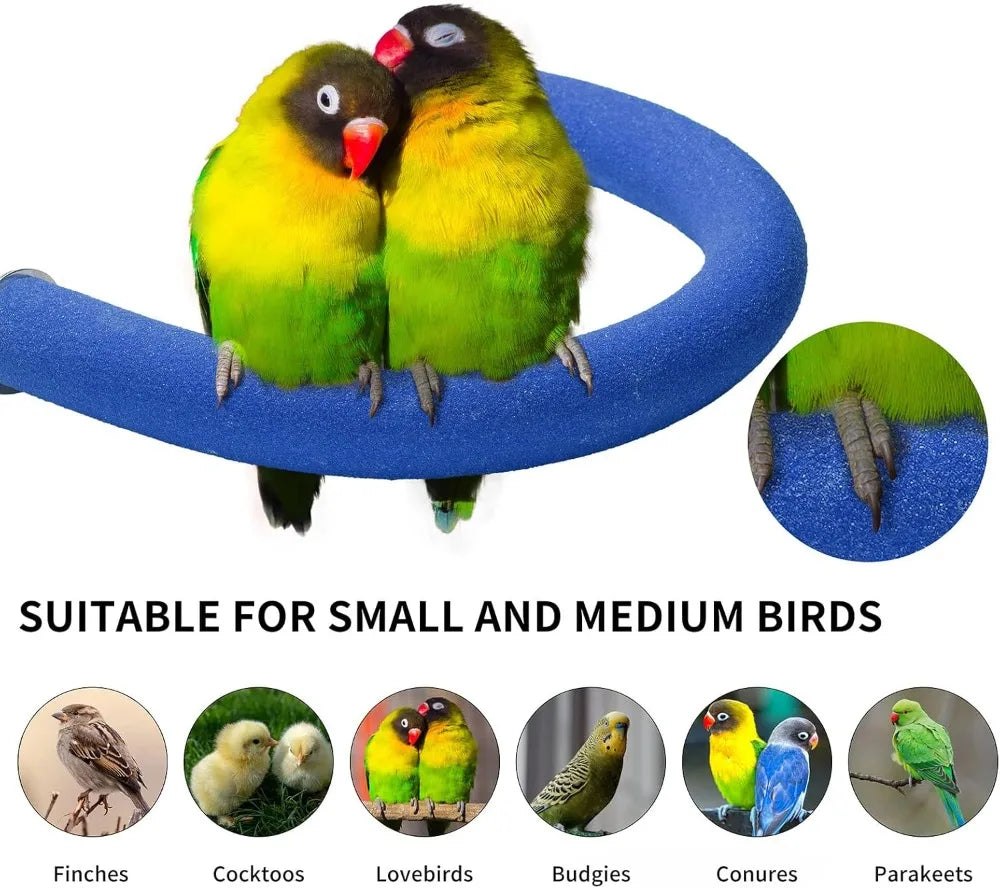 U Shape Parrot Perch Stand Cage Accessory