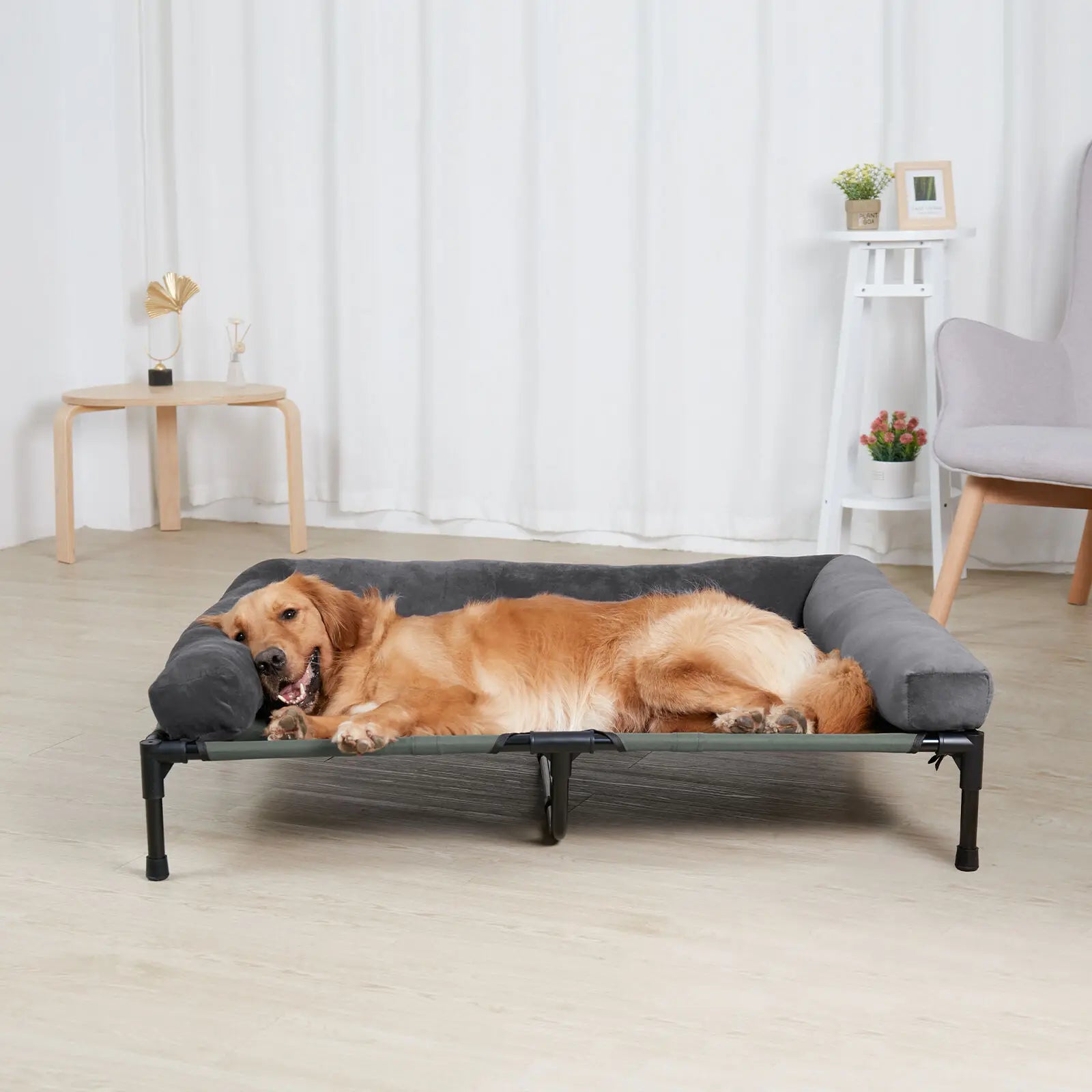 Pet Dog Cat Indoor Outdoor Elevated Lounger