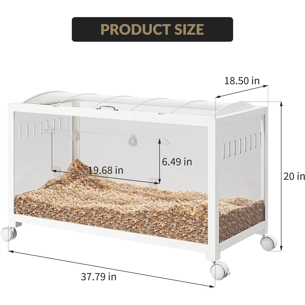 Small Animal Cage with Wheels