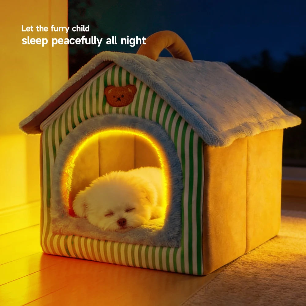 Foldable Washable Pet Cat House