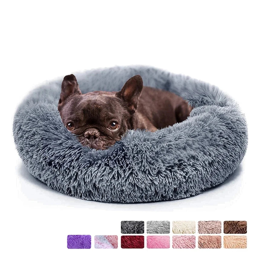 Donut Warm Soft Plush Pet Bed