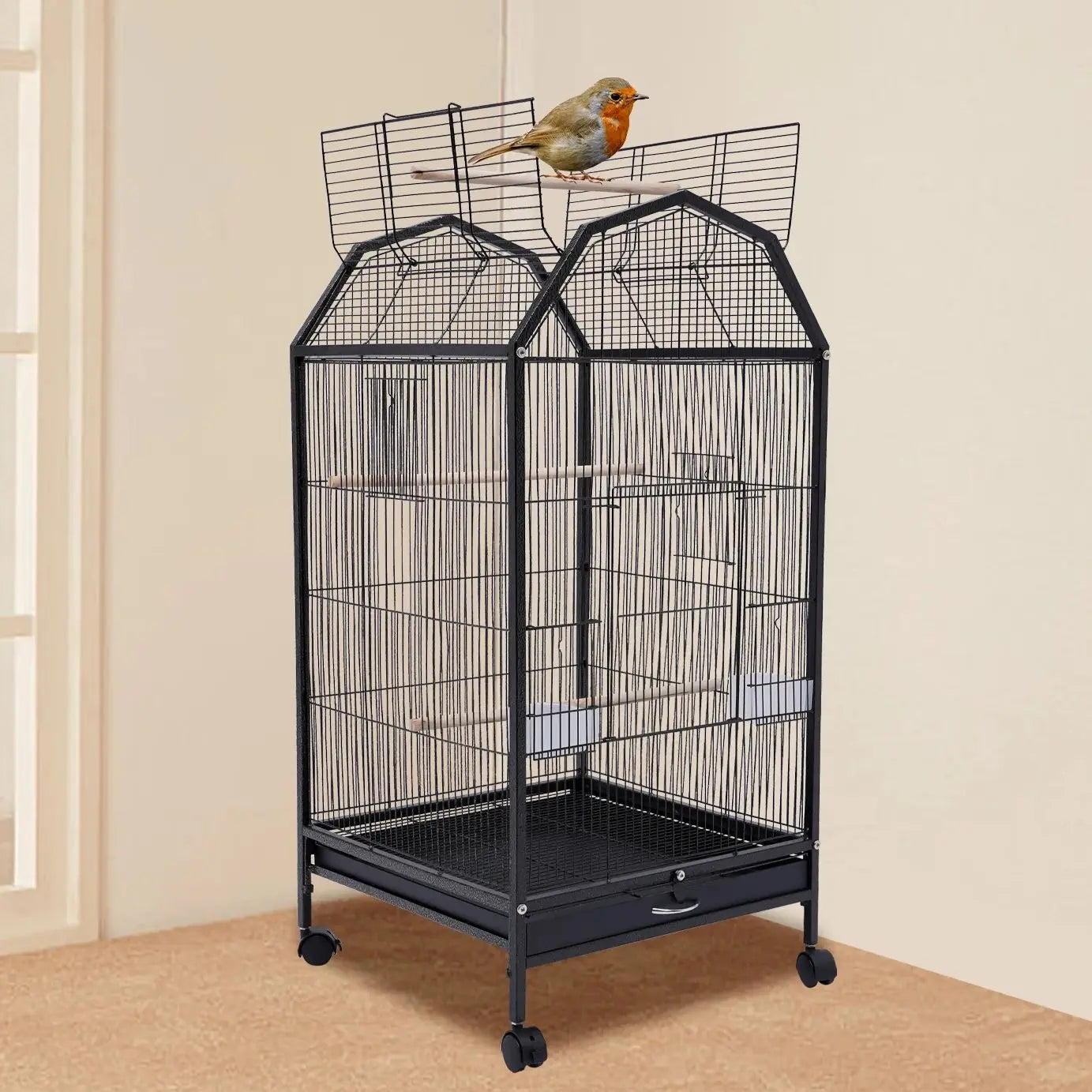 Medium Metal Bird Cage 360° Indoor/Outdoor