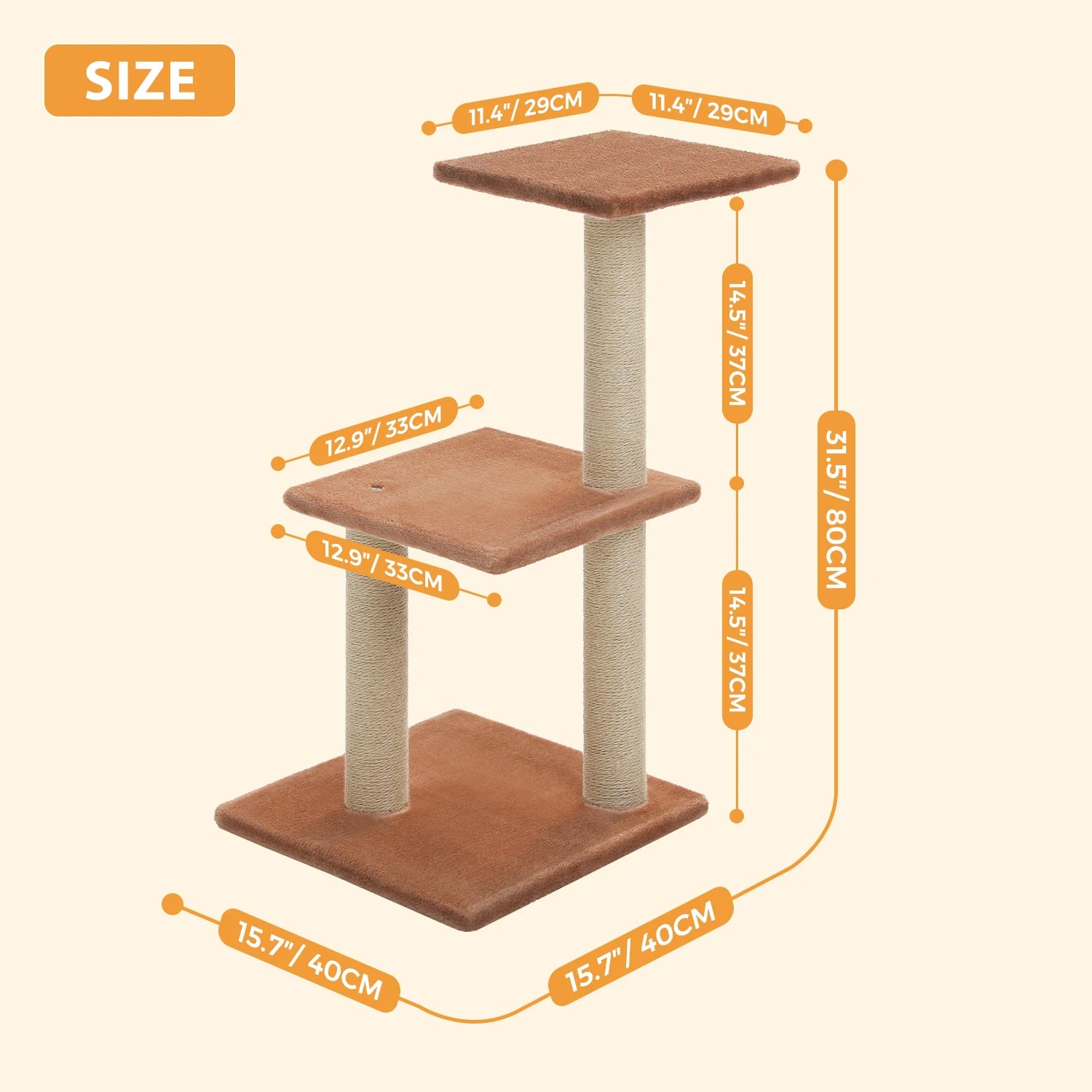 Cat Tree Tower for Indoor Cats 2 Styles