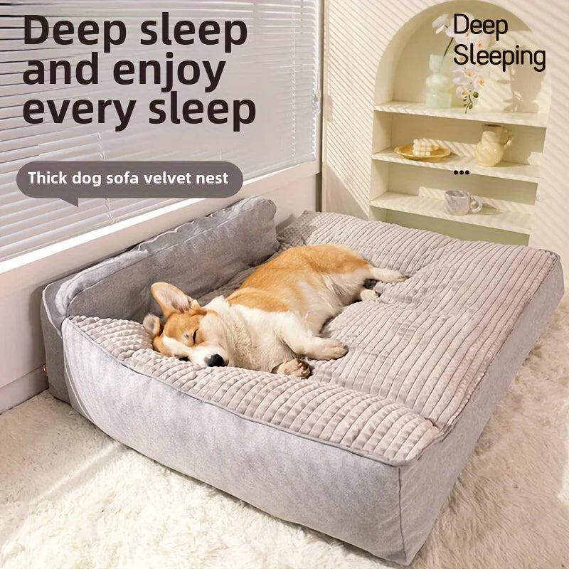 Pet Cat Dog Bed Plush Sleeping Mat