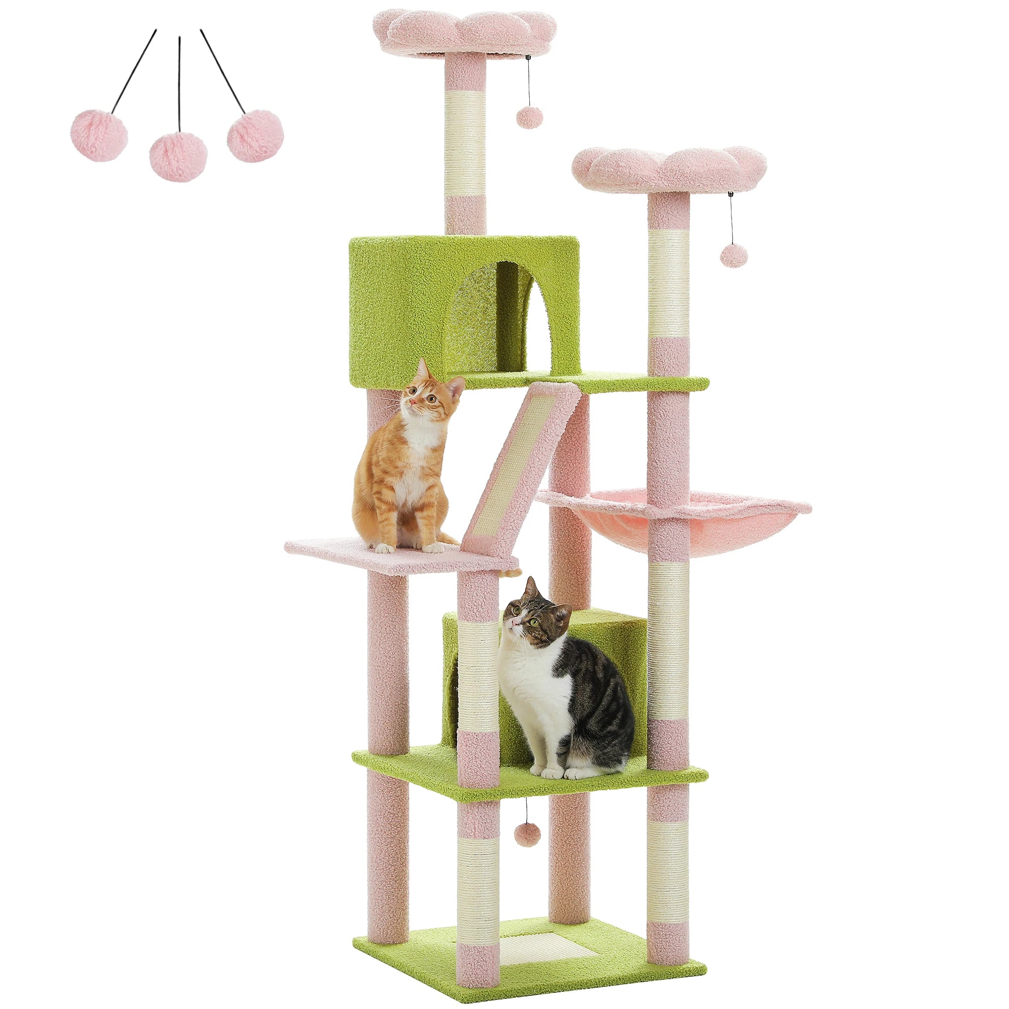 Large Multi-Level Cat Tree Tall Tower