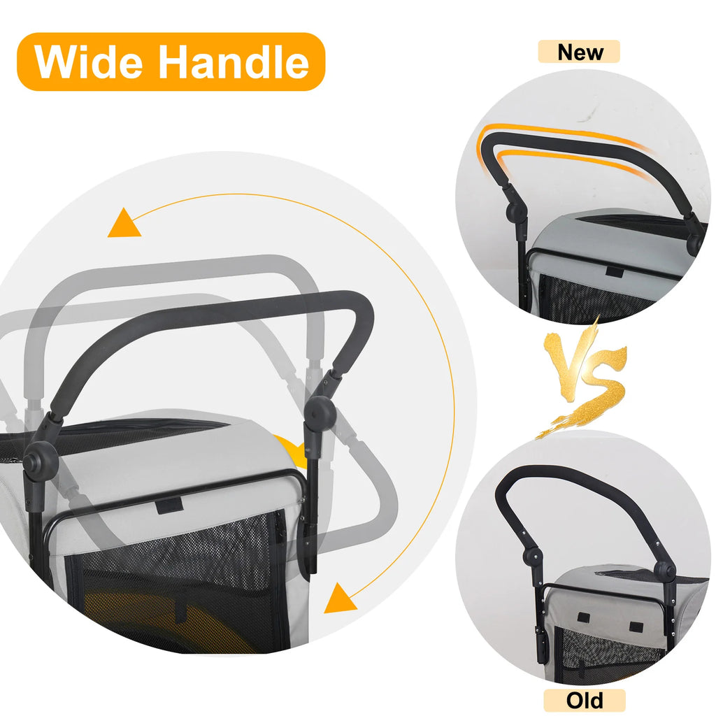 Durable Outdoor Small Dog & Cat Walking Stroller