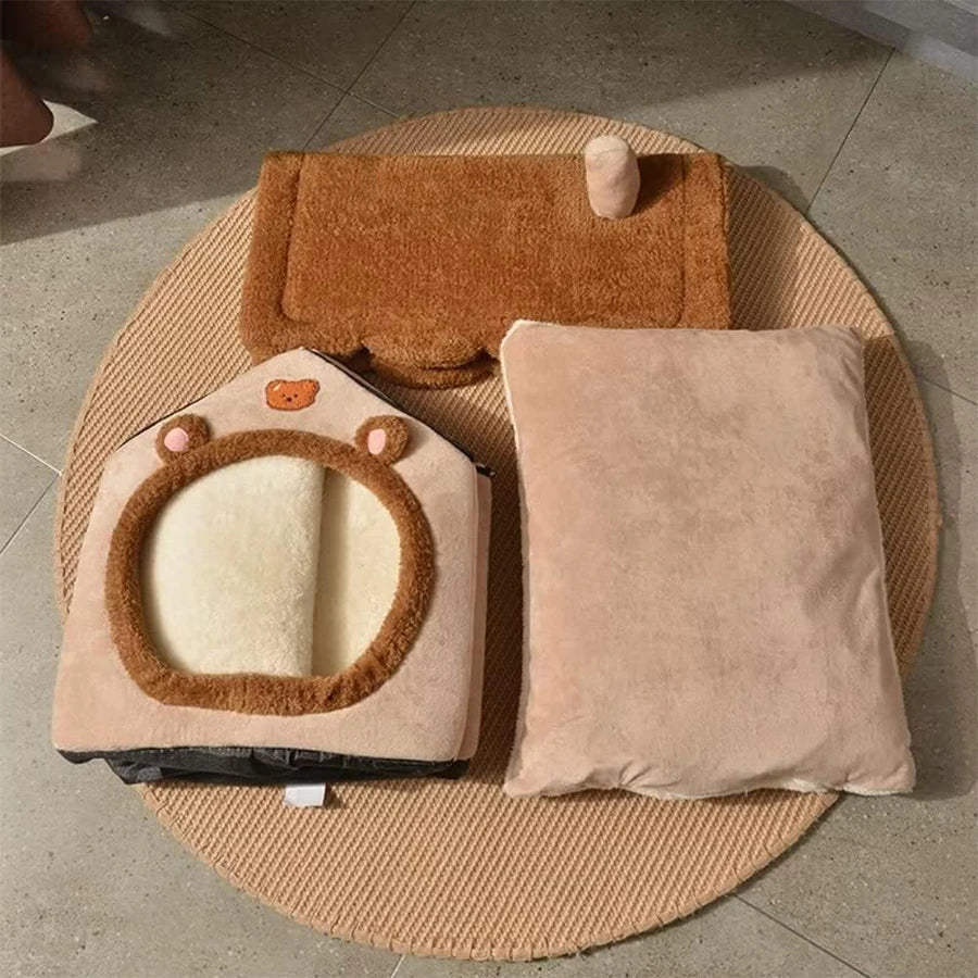 Foldable Washable Pet Cat House