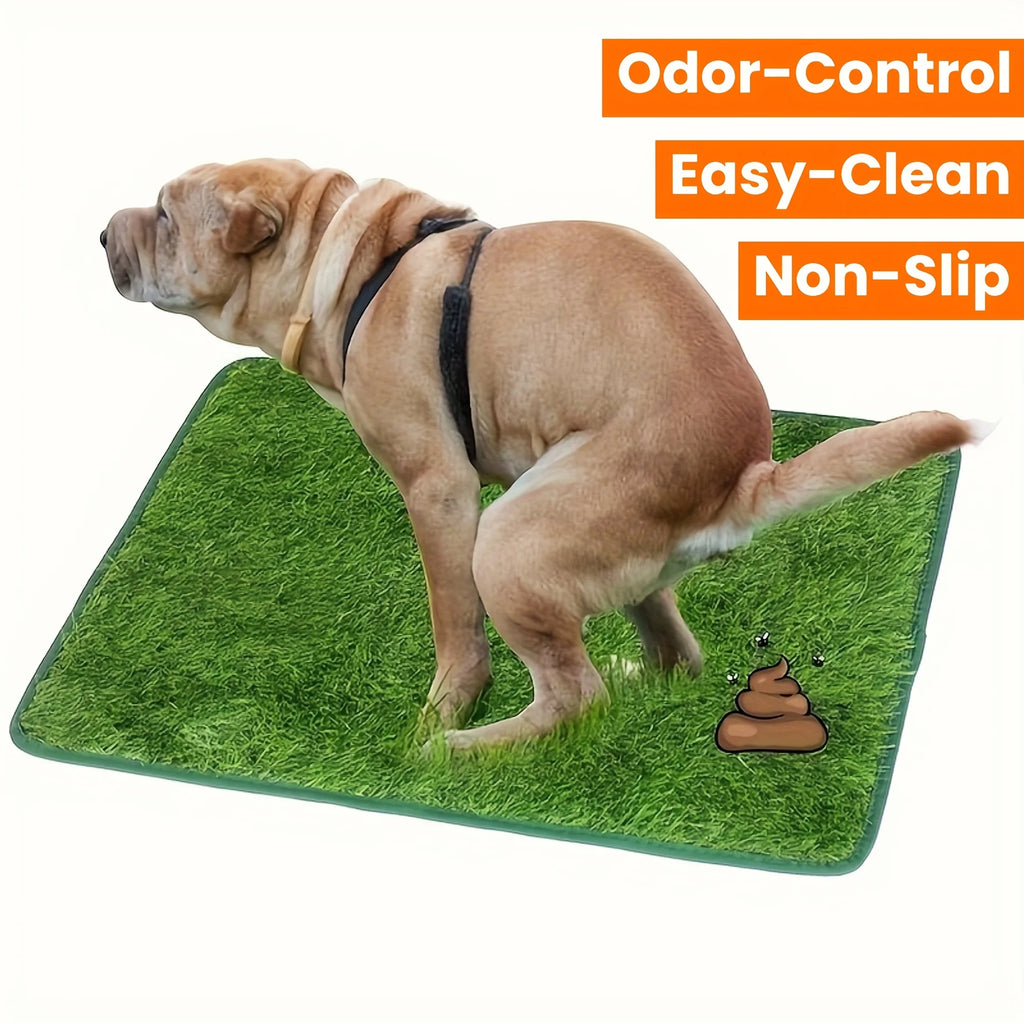 Simulation Lawn Toilet Training Mat Washable