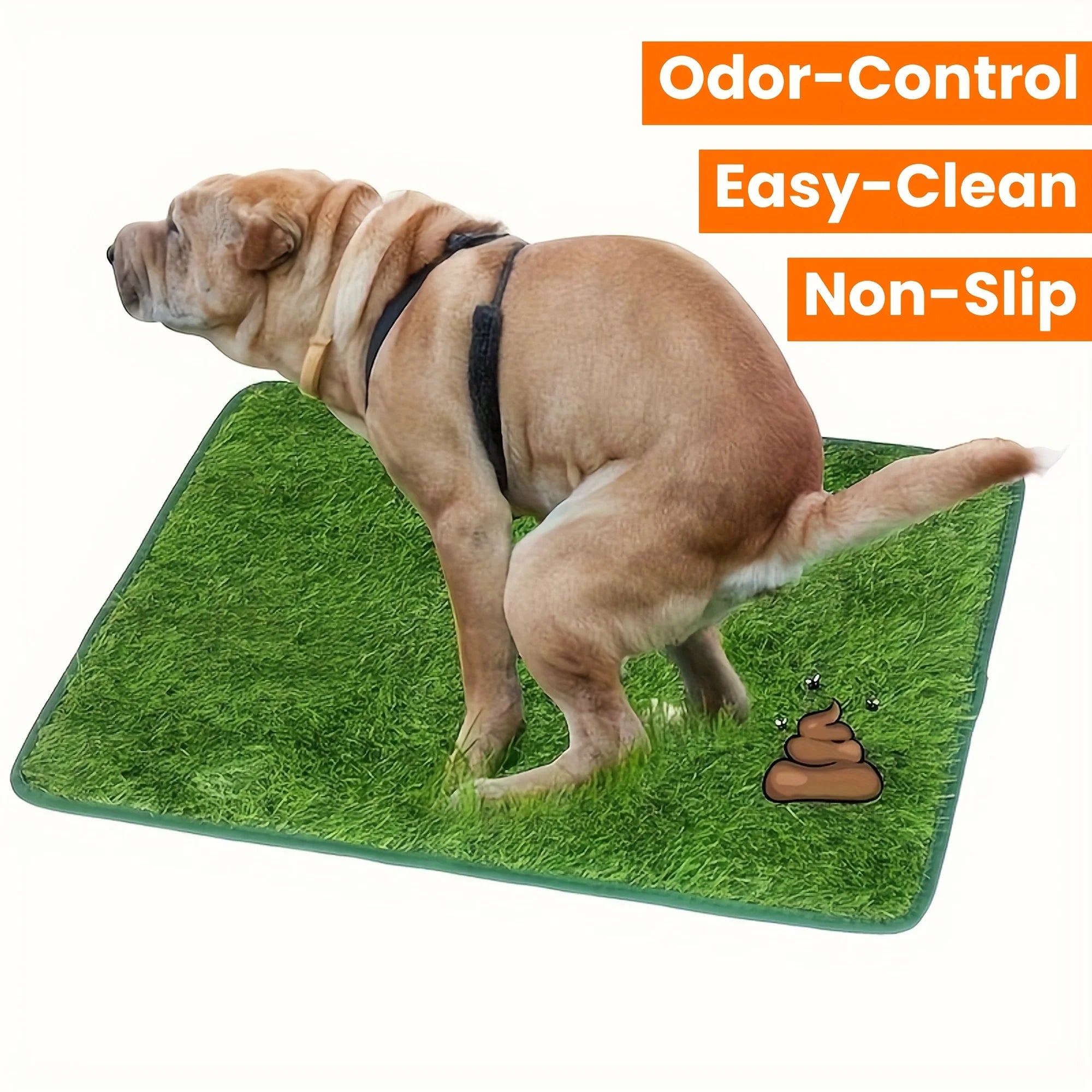 Simulation Lawn Toilet Training Mat Washable
