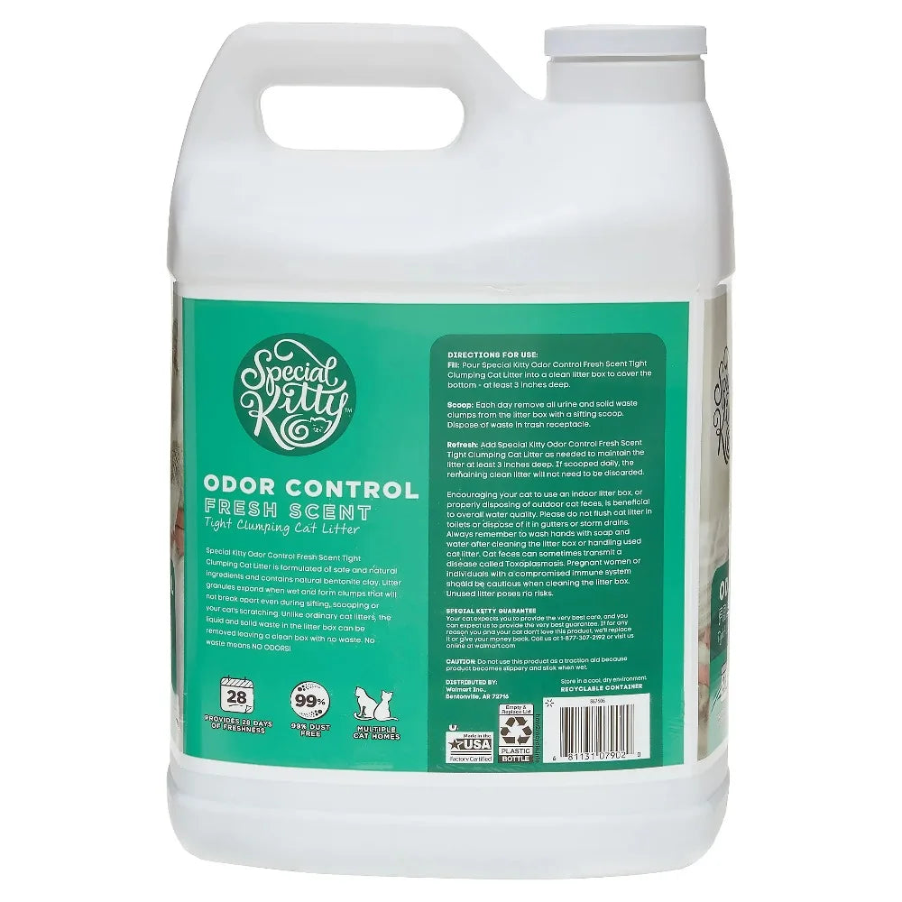 4-Pack Clumping Clay Cat Litter Fresh Scent