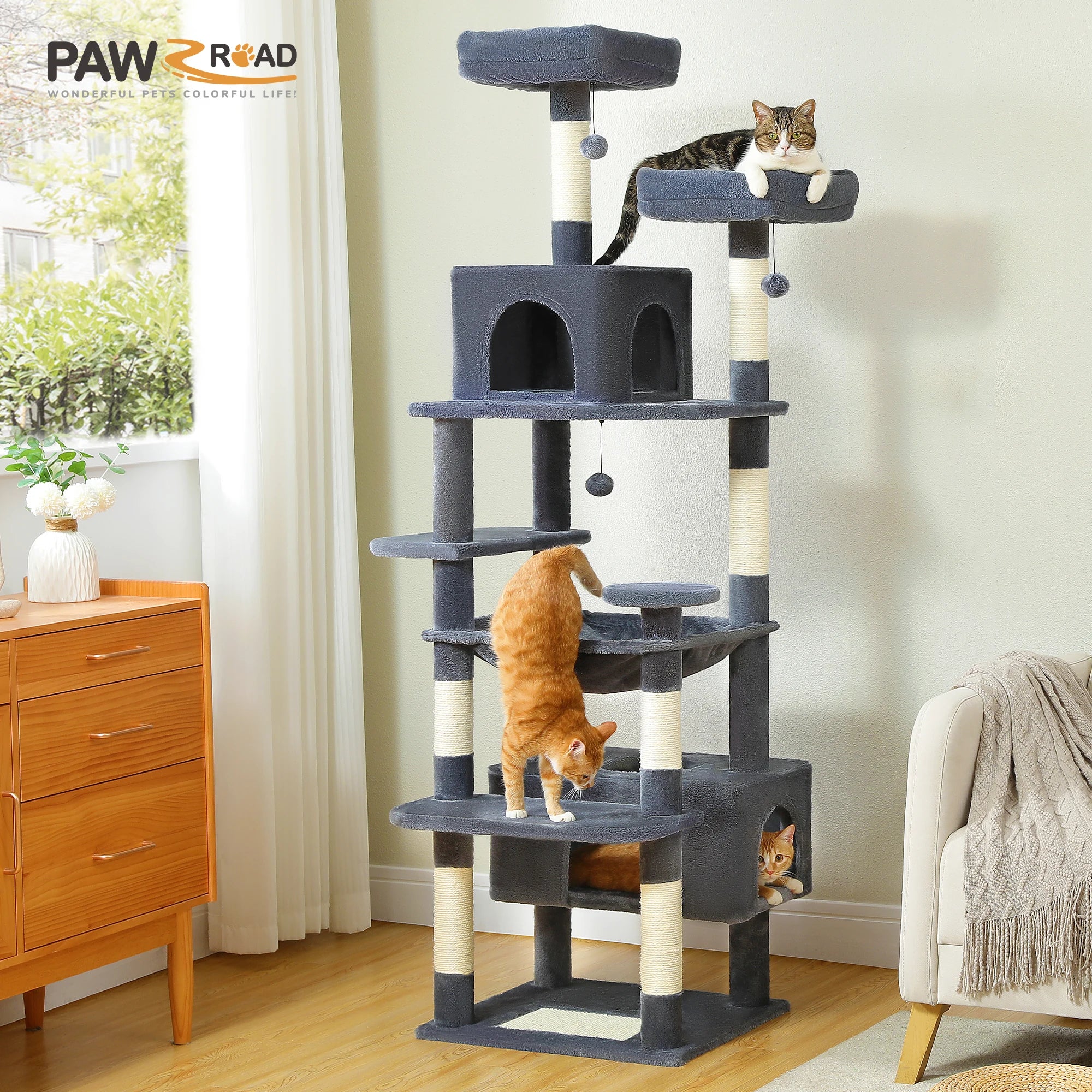 Large Tree and Tower for Indoor Cats