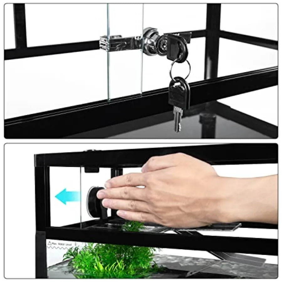 18 Gallon Turtle Tank Aquarium 30×12×12
