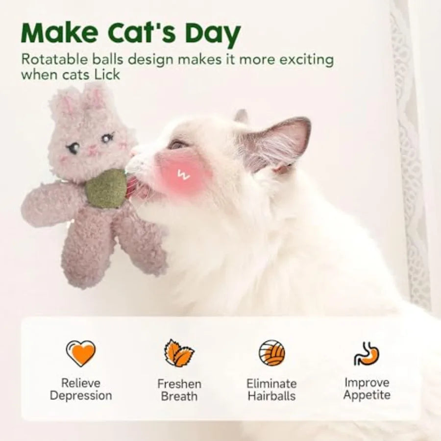 Indoor Cat Plush Catnip Animal-Shaped Toy