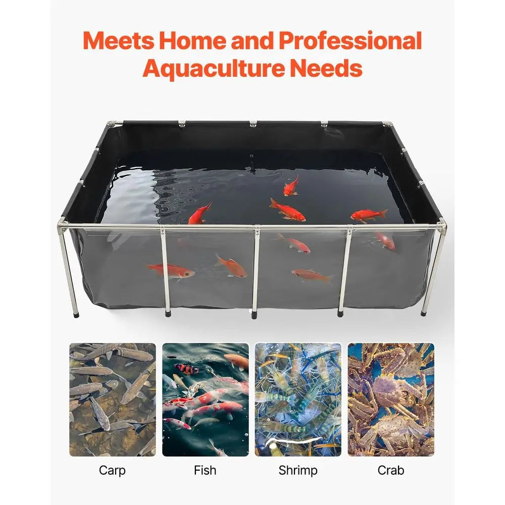 470 Gal Above Ground Fish Pond with Viewing Panel
