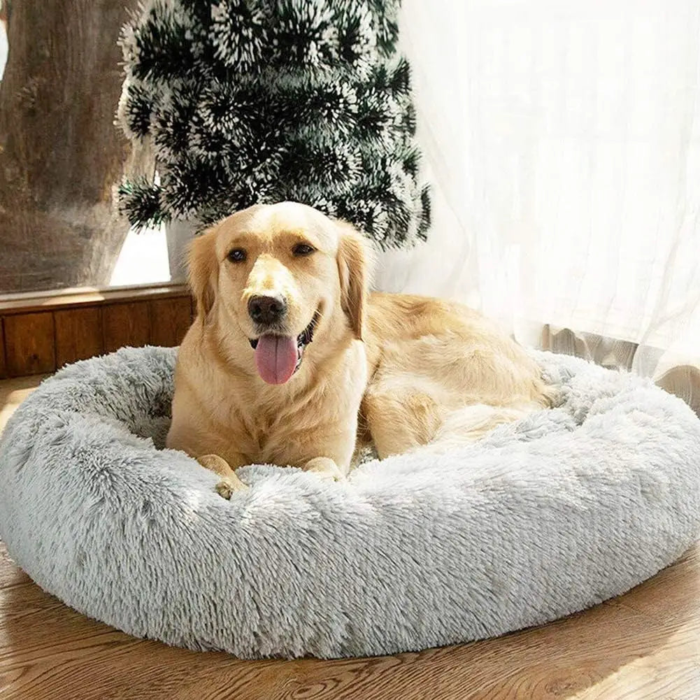 Donut Warm Soft Plush Pet Bed