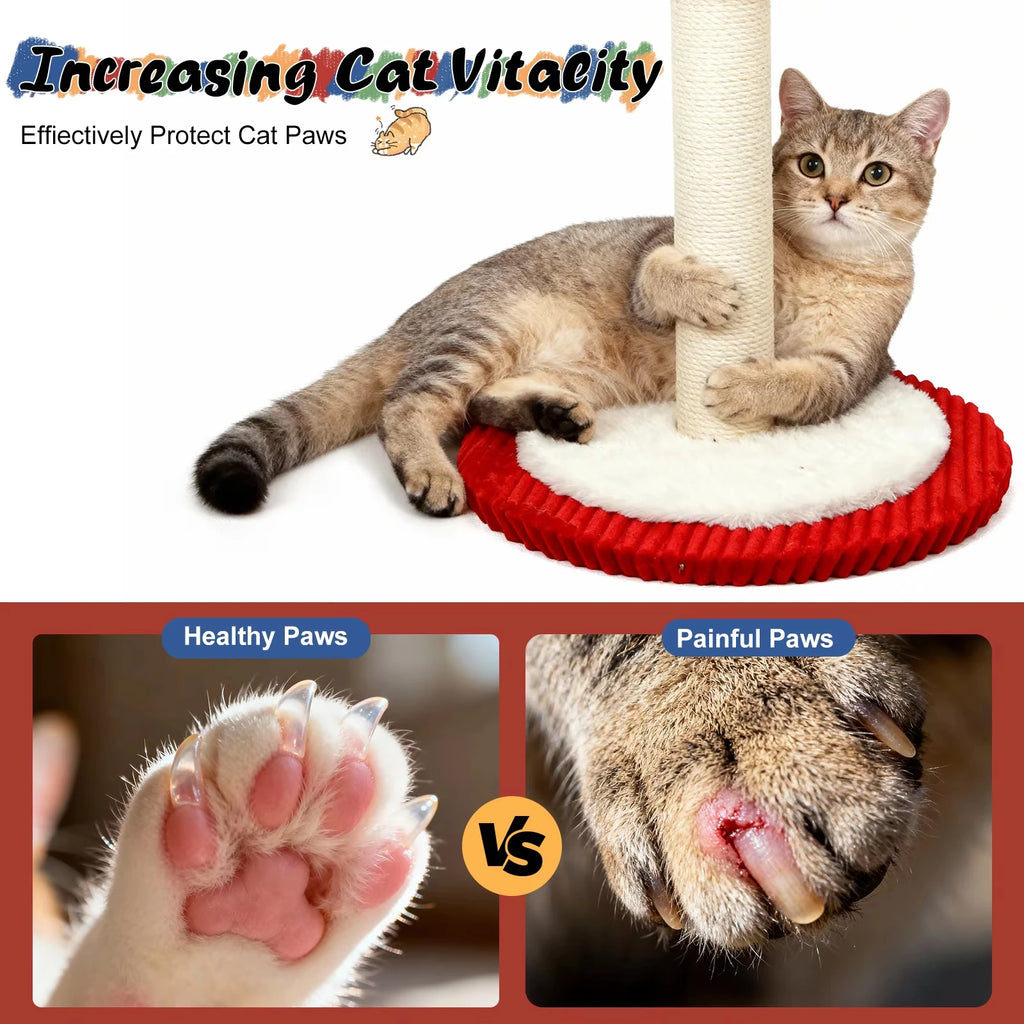 Rotating Interactive Cat Scratching Post