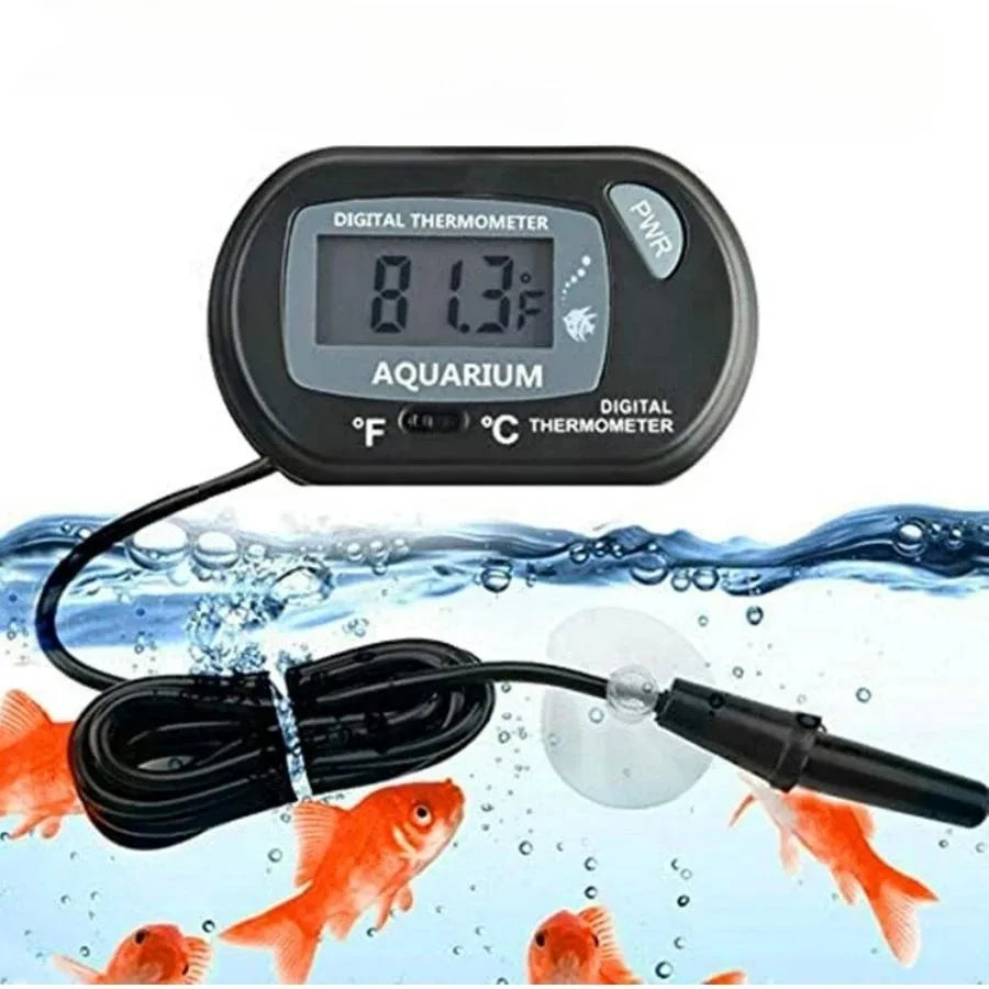 Digital Aquarium Thermometer with Suction Cup Probe