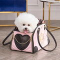 Stylish Pink Travel Bag for Small Dogs and Cats