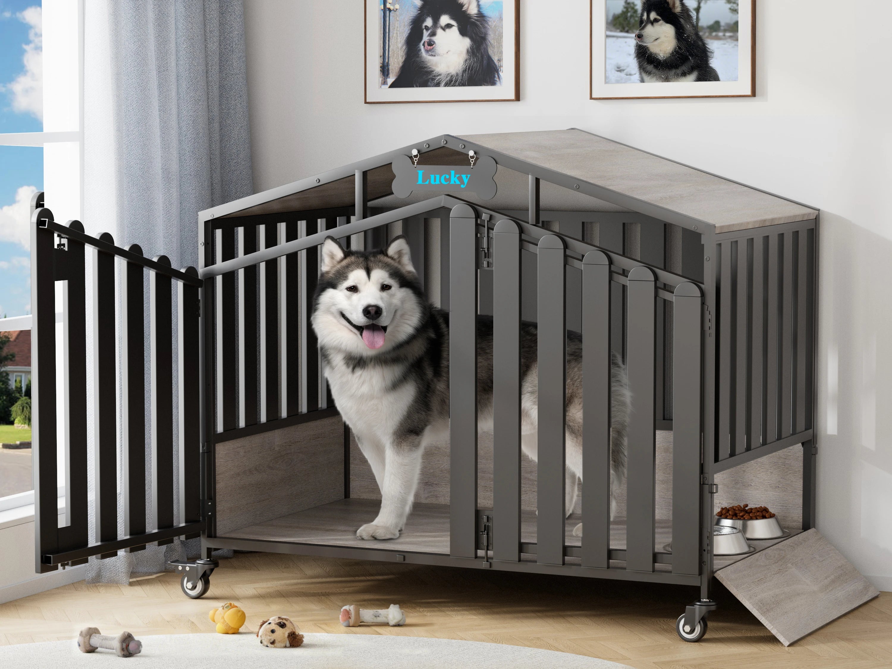 31"/41"/48“ XL Heavy Duty Dog Crate