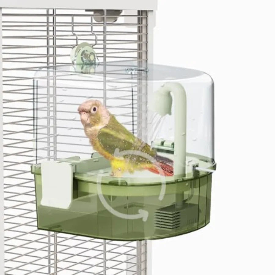 Automatic Bird Bath for Cage - 3 Colors