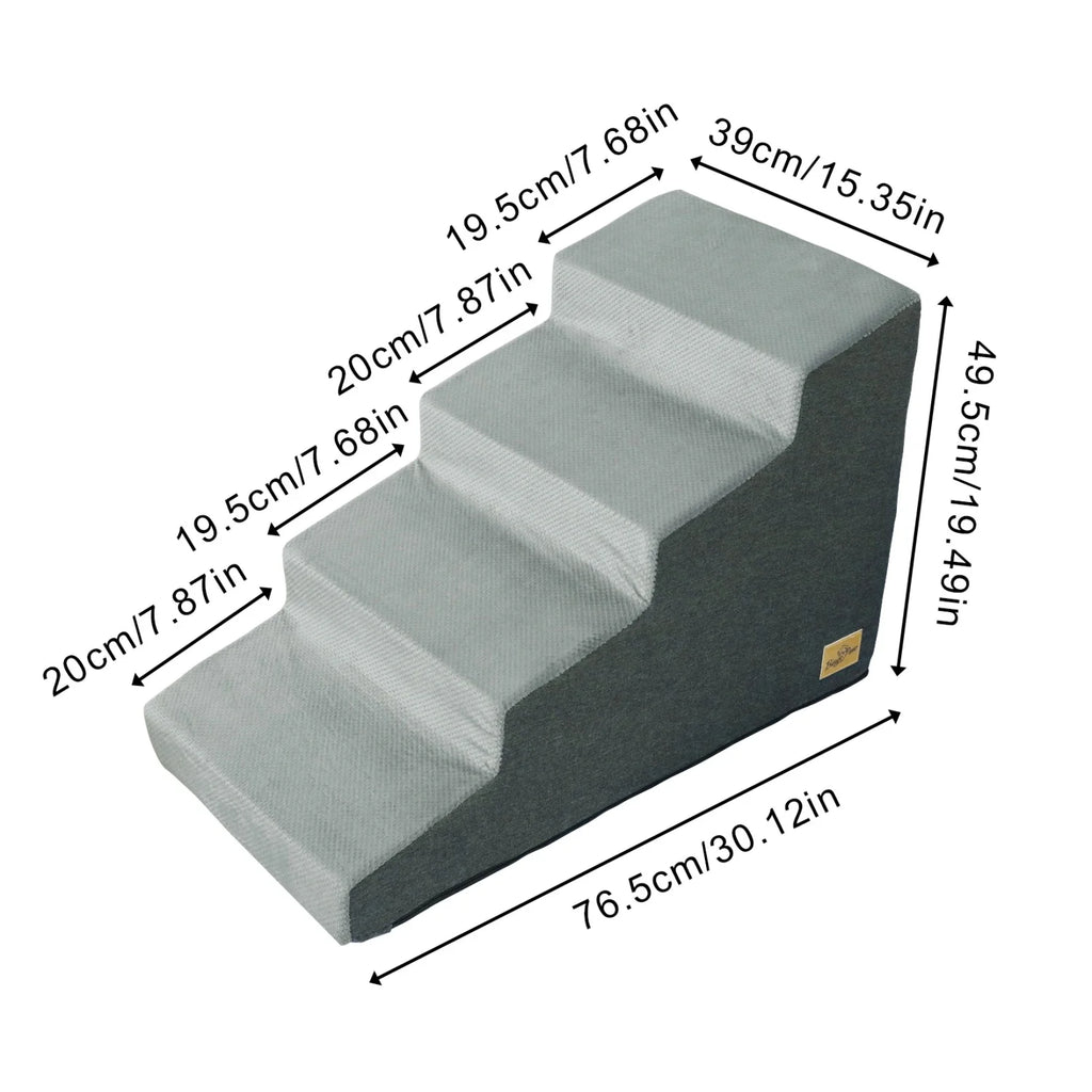 3 or 4 Step Pet Ramp with Washable Cover
