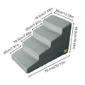 3 or 4 Step Pet Ramp with Washable Cover