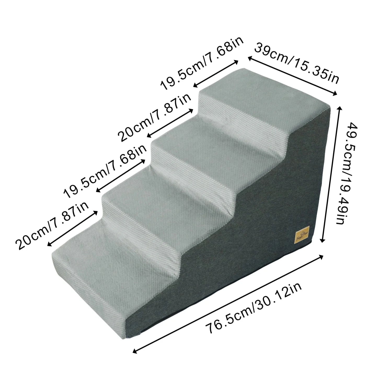 3 or 4 Step Pet Ramp with Washable Cover