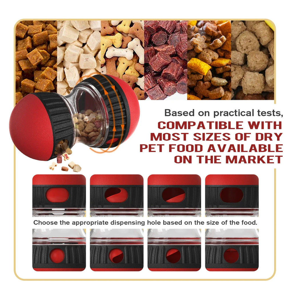 Pet Dog Cat Interactive Slow Feeder Ball