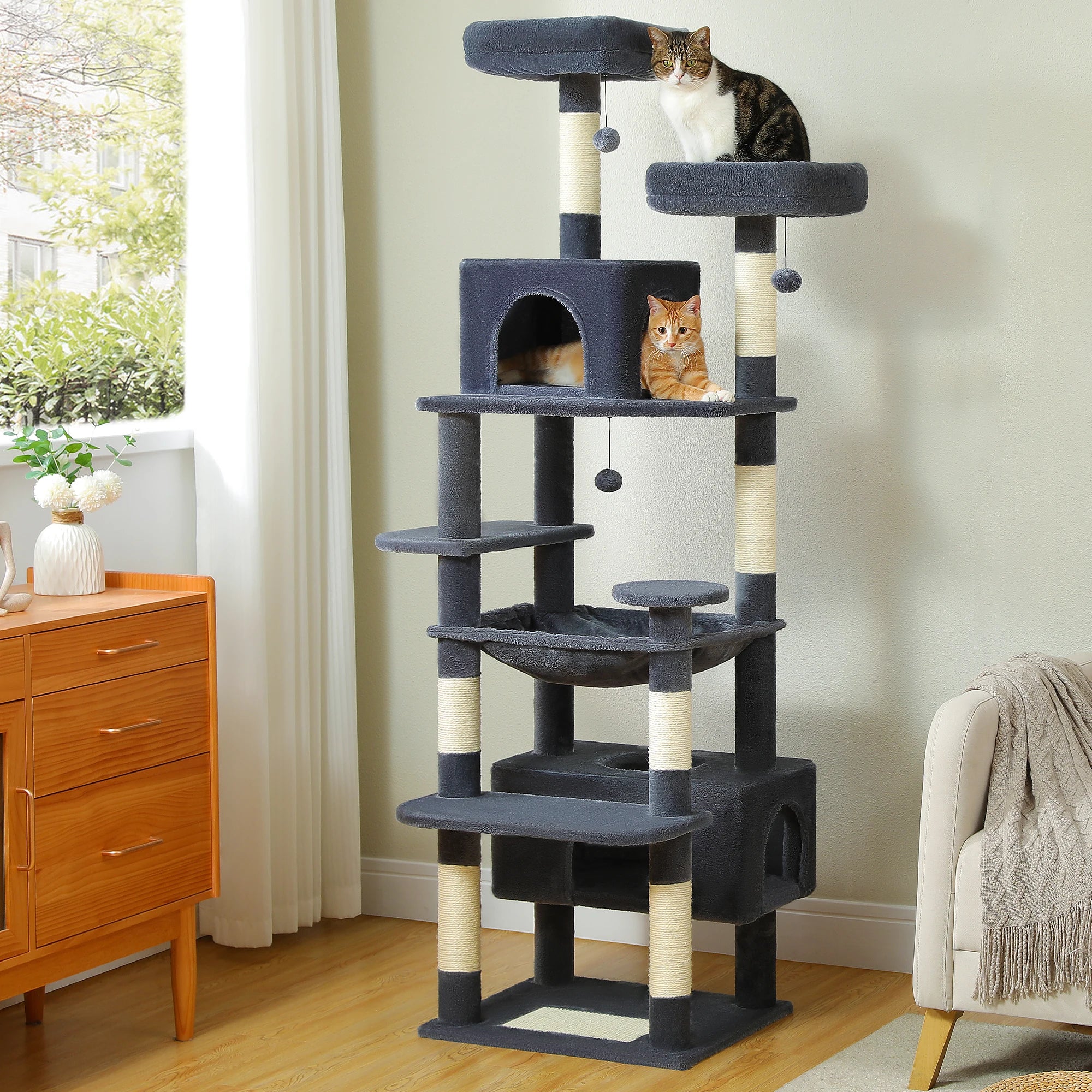 Large Tree and Tower for Indoor Cats