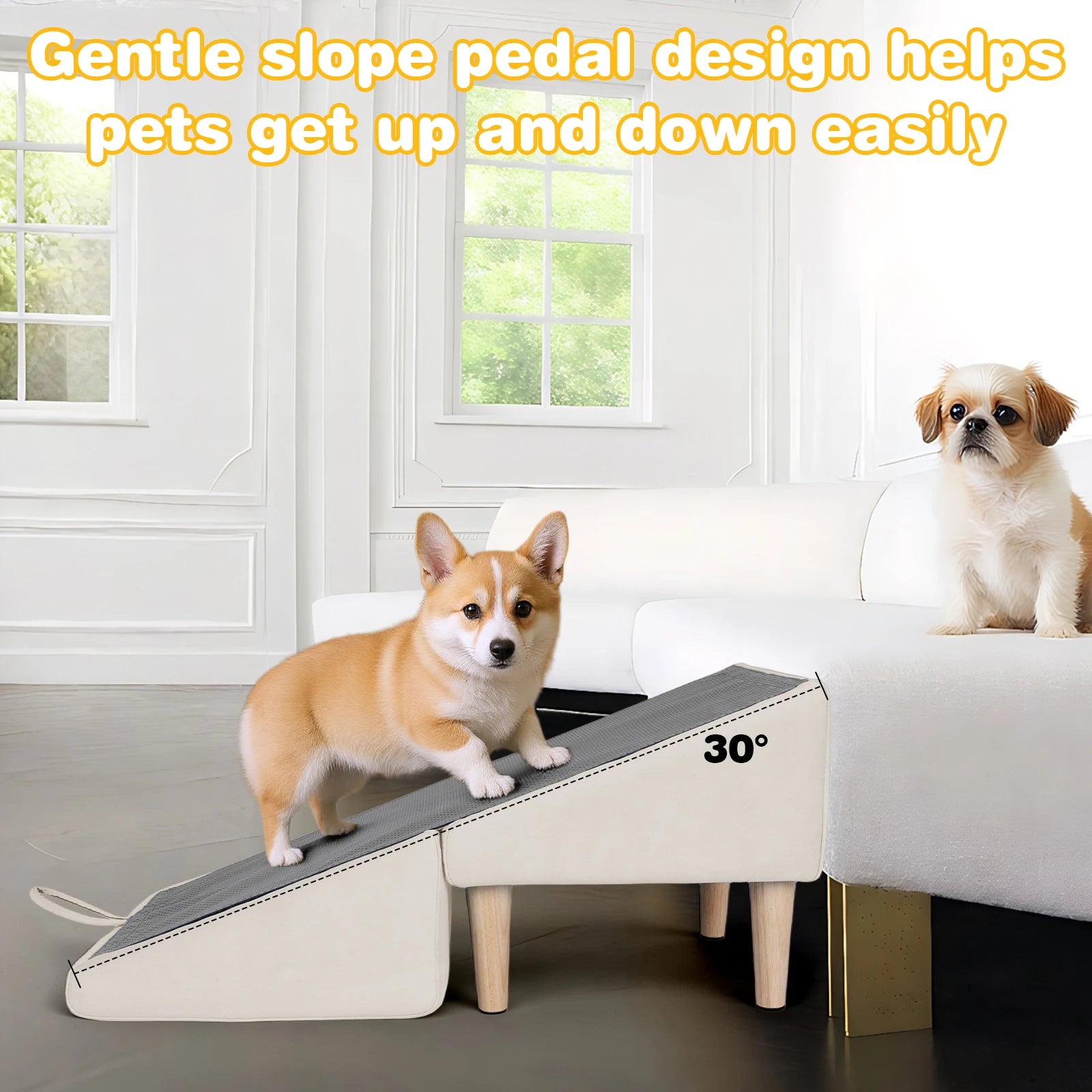 Reusable Split 2-In-1 Folding Pet Ramp