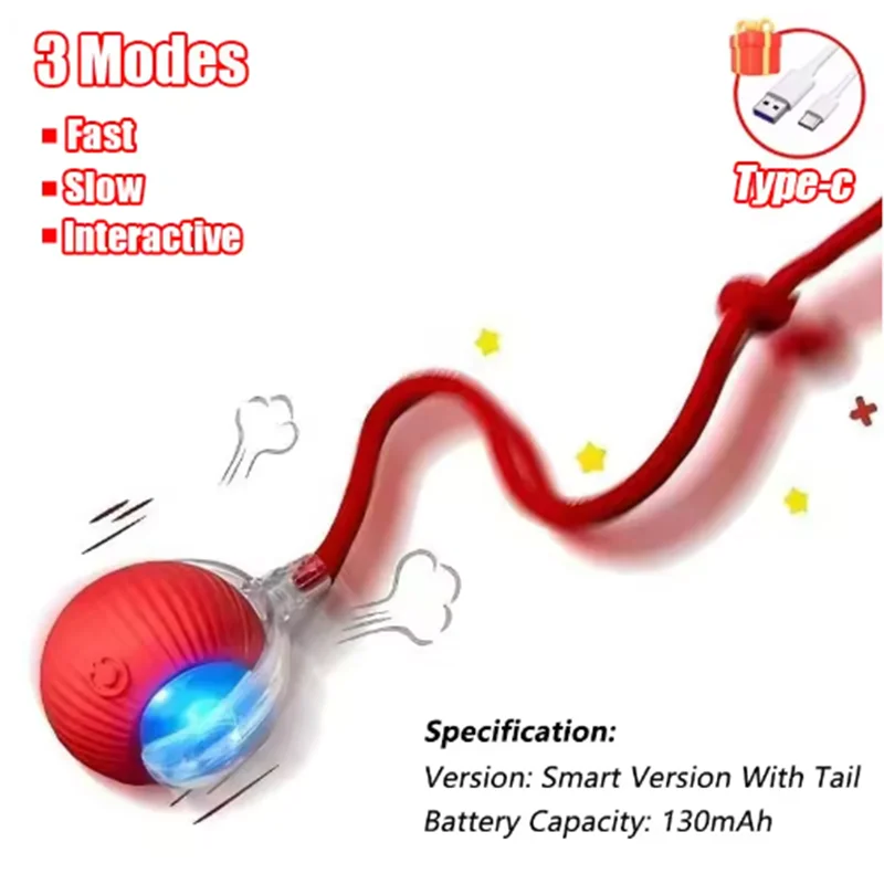 Interactive Cat Toy Automatic Teaser Ball