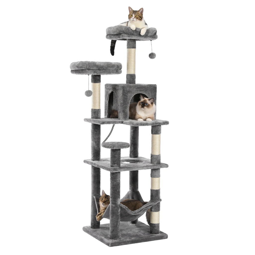 Large Multi-Level Cat Tree Tall Tower