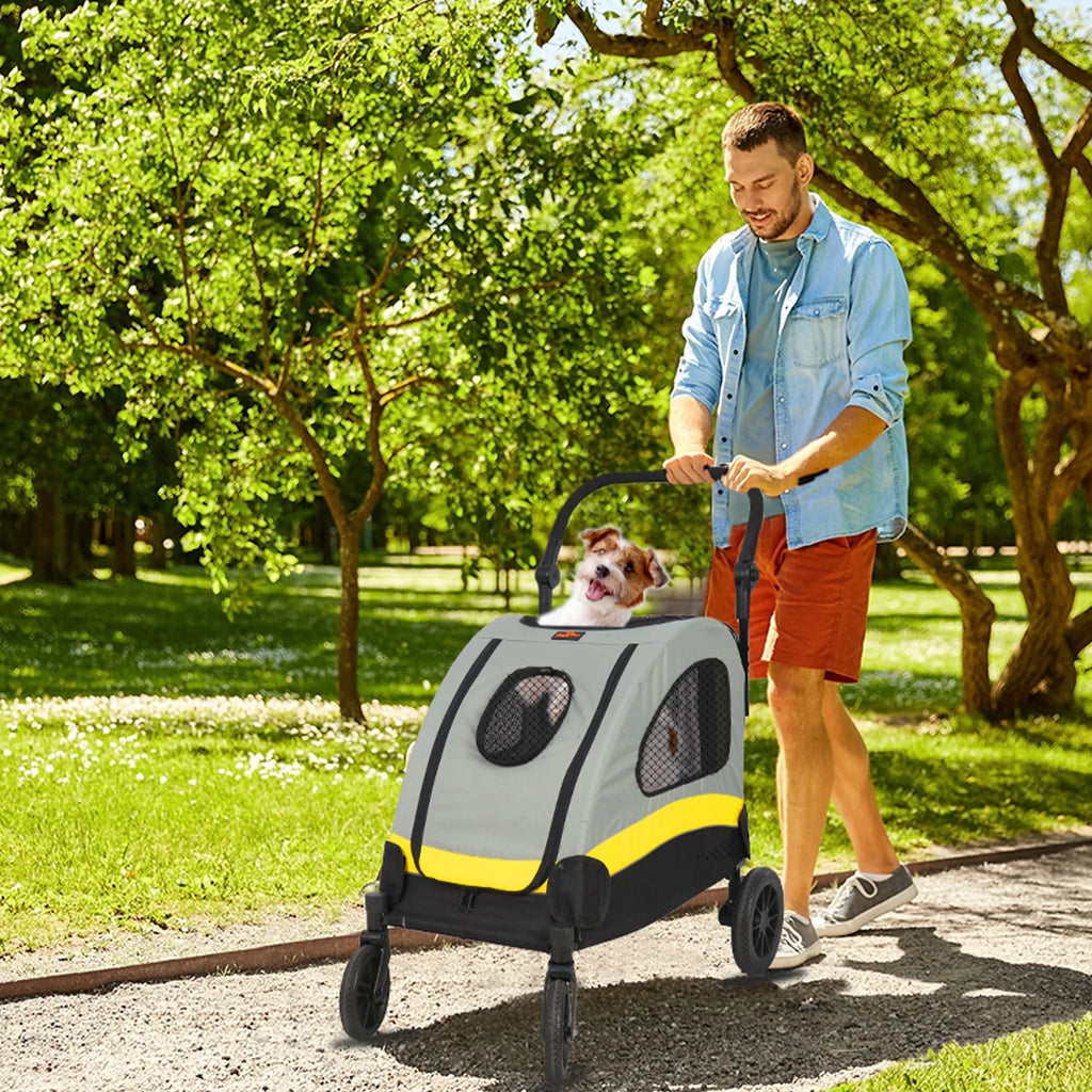 Durable Outdoor Small Dog & Cat Walking Stroller