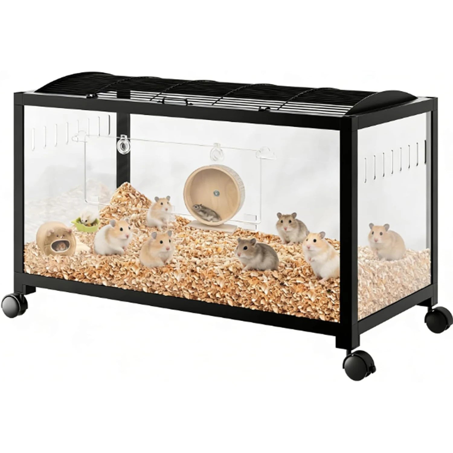 Small Animal Cage with Wheels