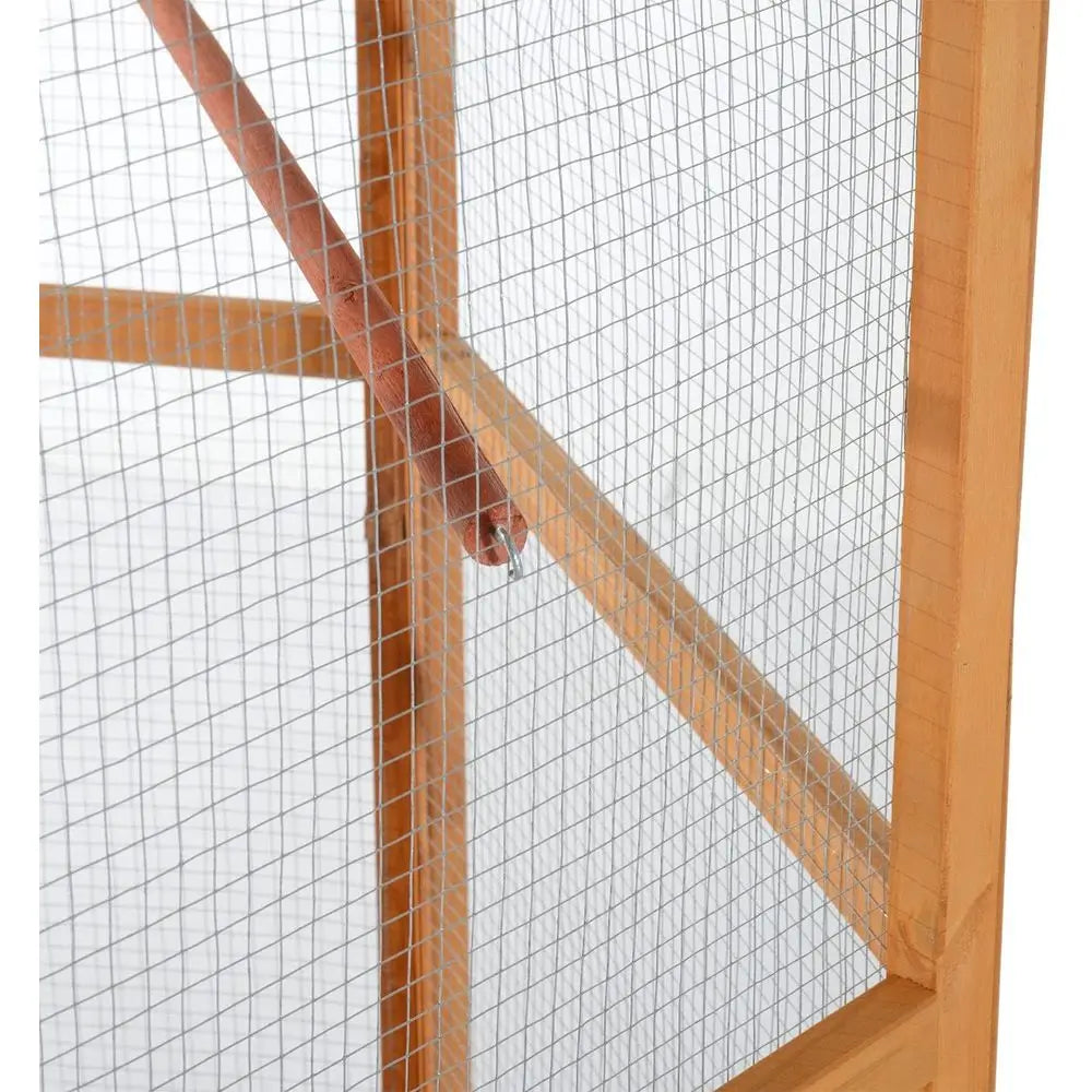 69" Large Wooden Hexagonal Outdoor Bird Cage