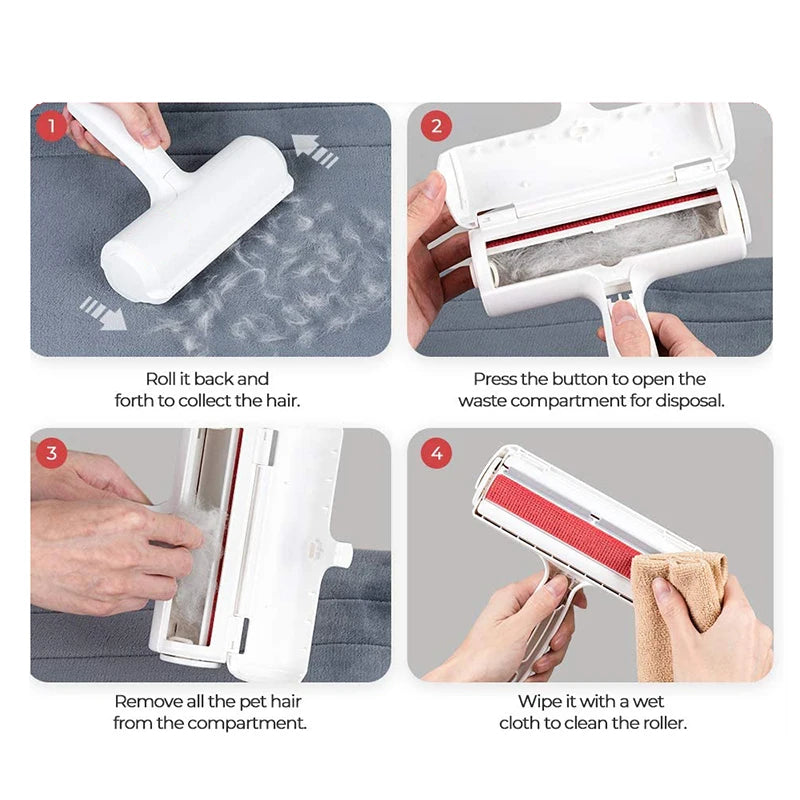 Pet Hair Roller Remover Cleaning Brush