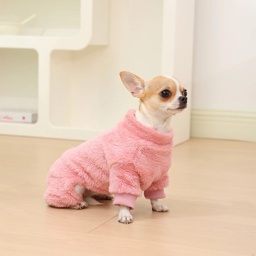 Winter Warm Pet Dog Cat Clothes Flannel