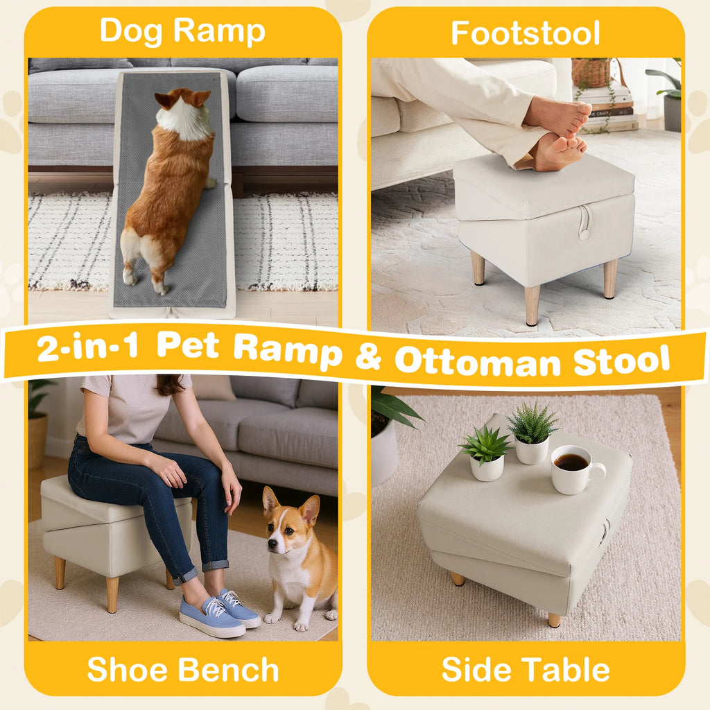 Reusable Split 2-In-1 Folding Pet Ramp