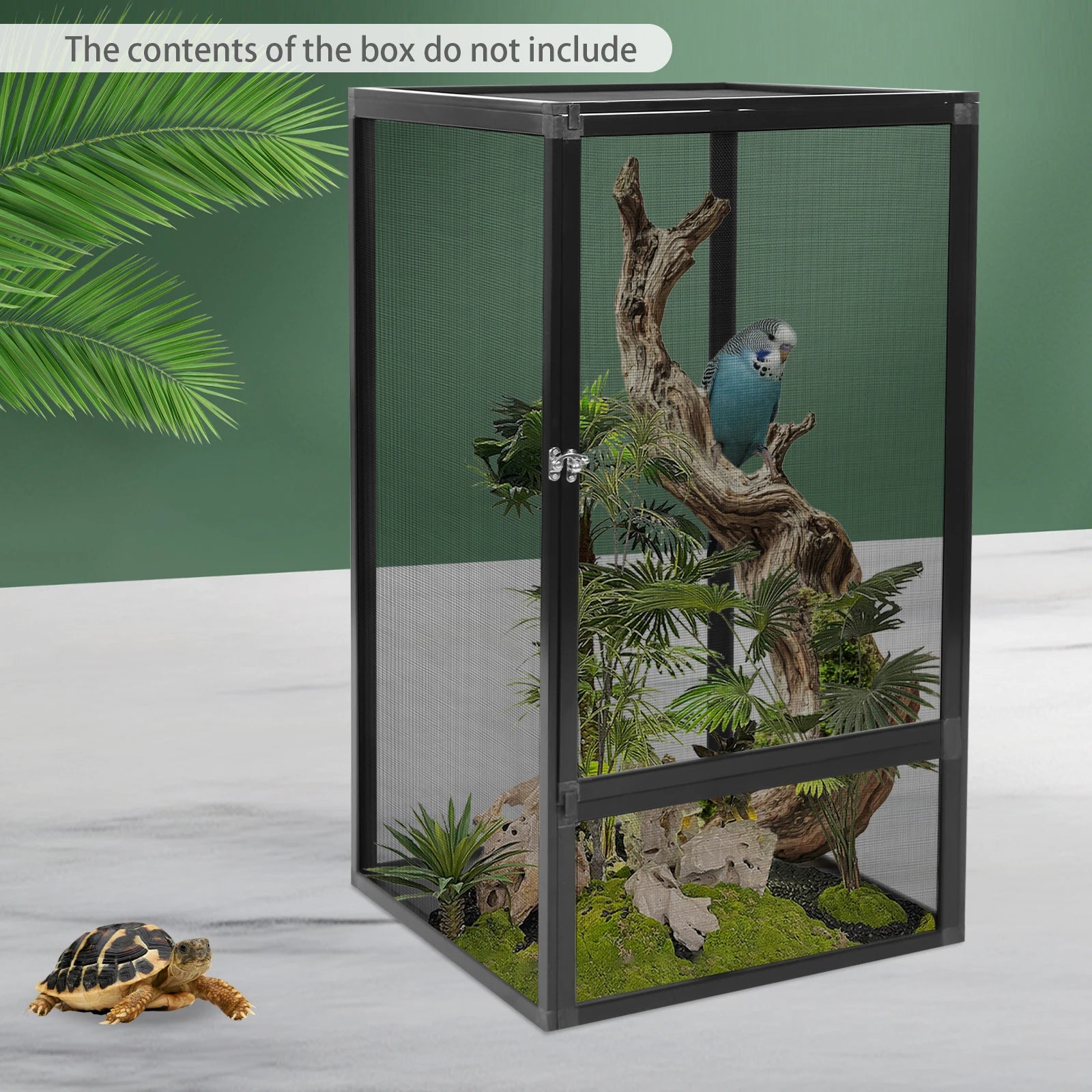 Freestanding Reptile Habitat Terrarium Enclosure