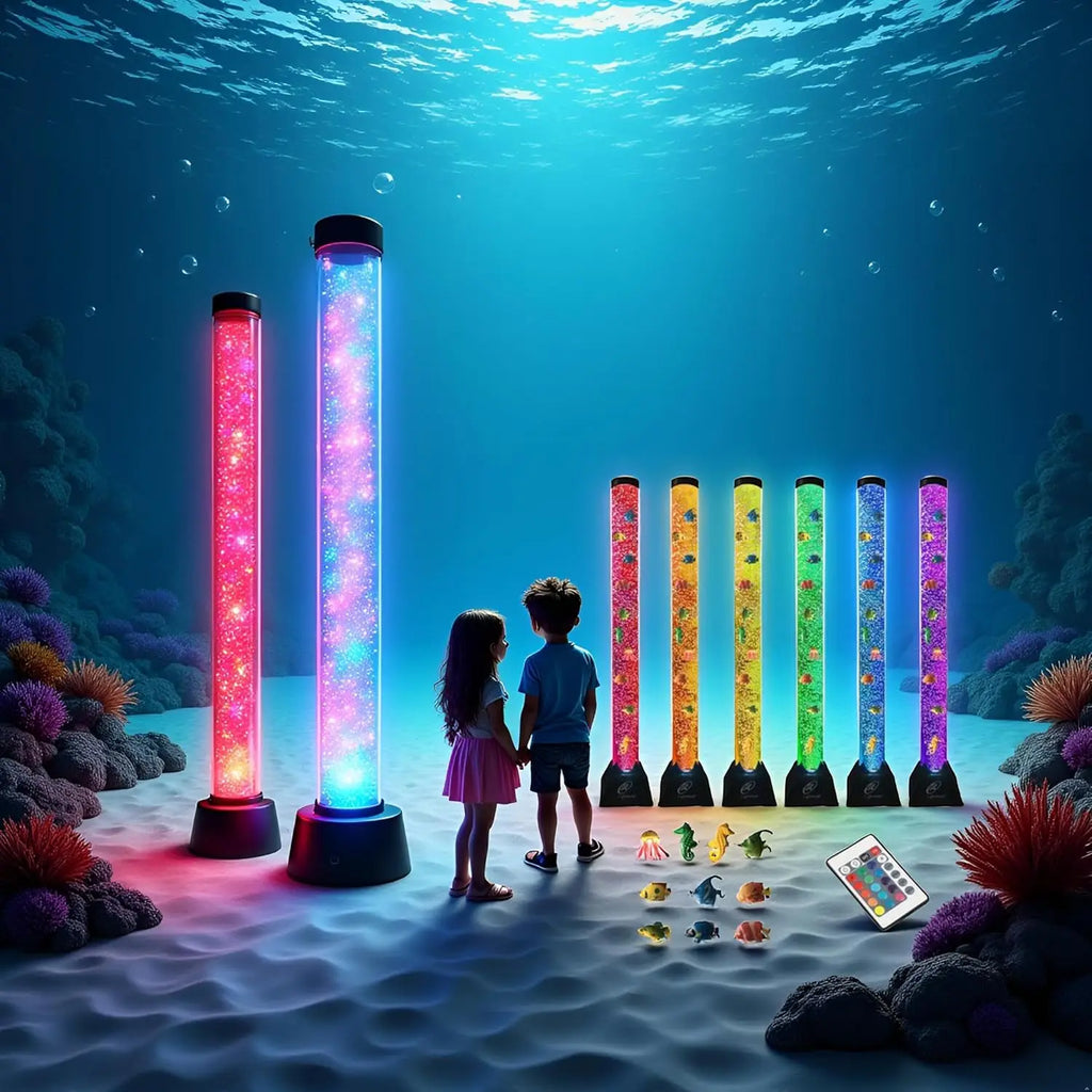 Extra Large 4FT LED Bubble Fish Tube Aquarium Lamp