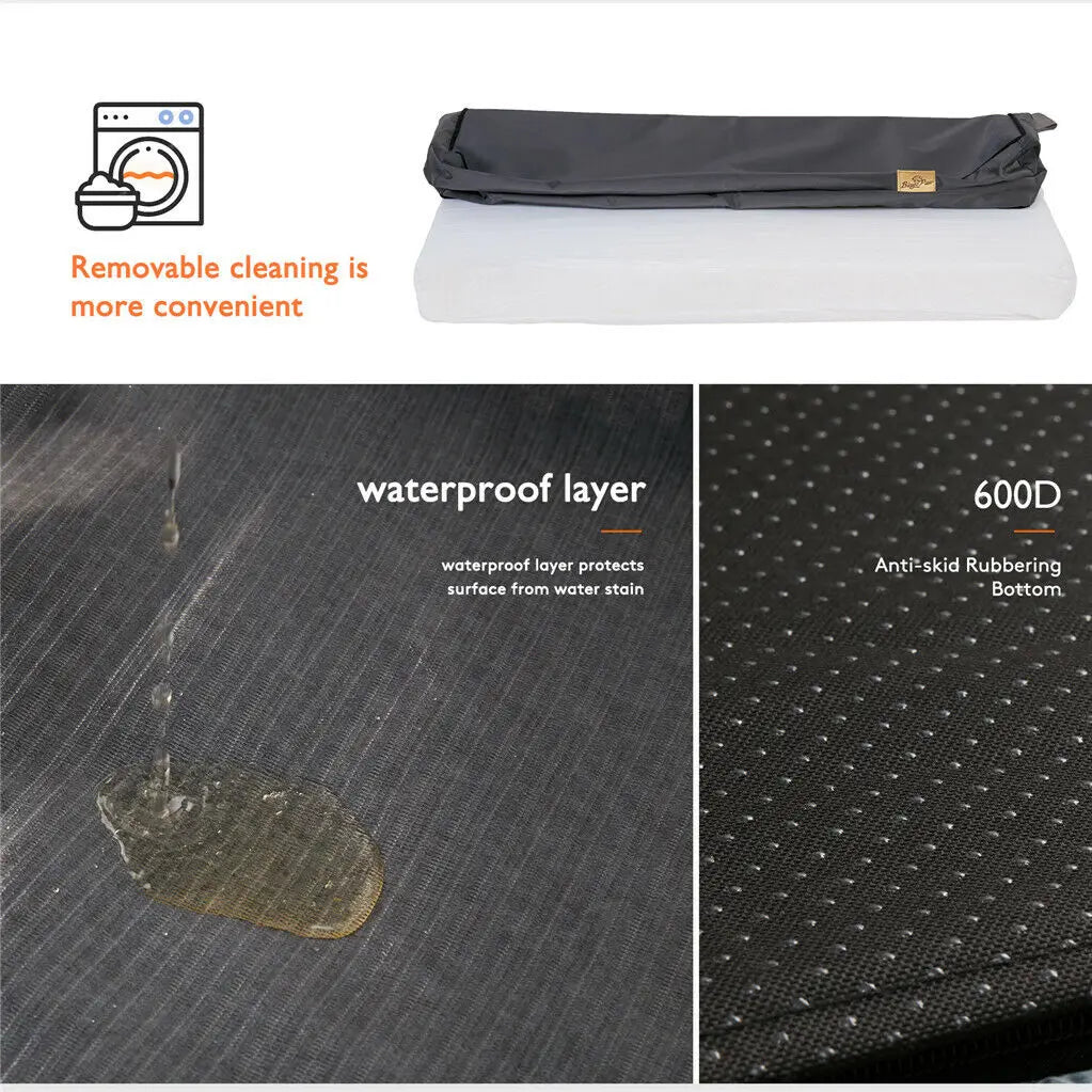Jumbo Pet Dog Cat Orthopedic Memory Foam Bed
