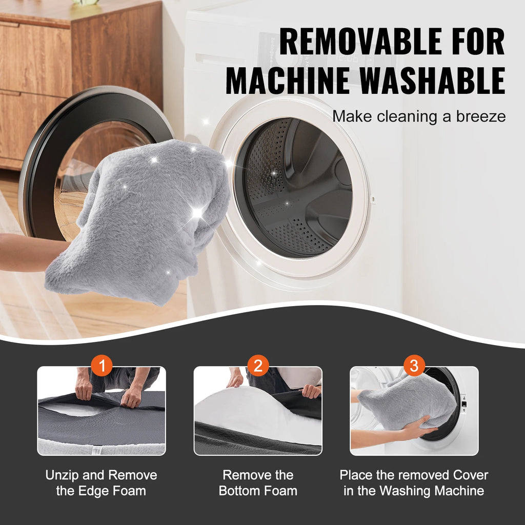 Adult Human Size Pet Bed with Washable Cover