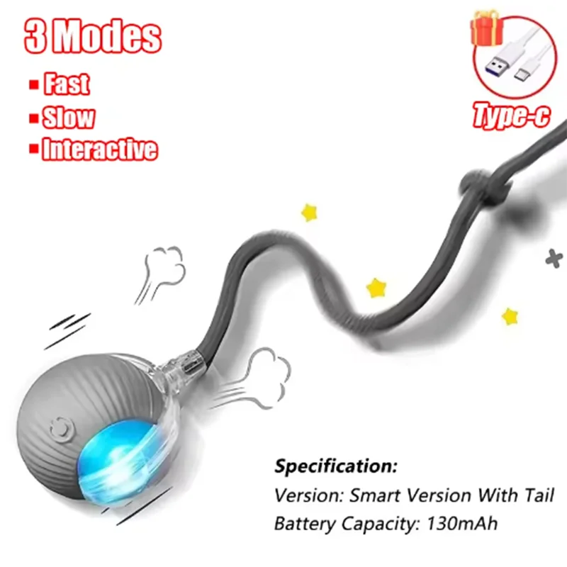 Interactive Cat Toy Automatic Teaser Ball
