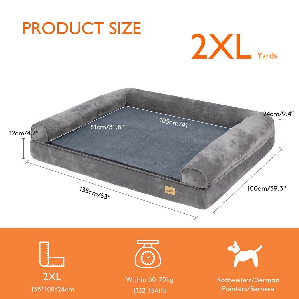 Extra Large Orthopedic Pet Dog Cat Bed