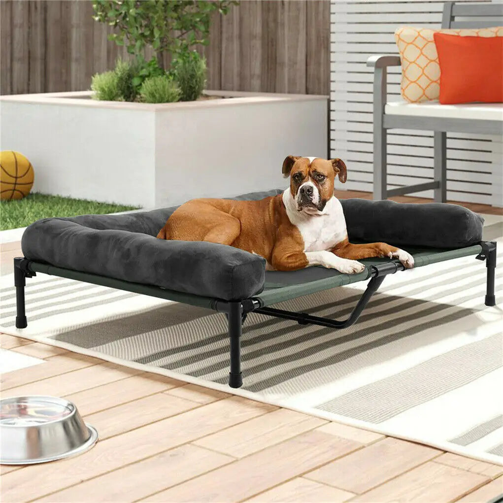 Pet Dog Cat Indoor Outdoor Elevated Lounger